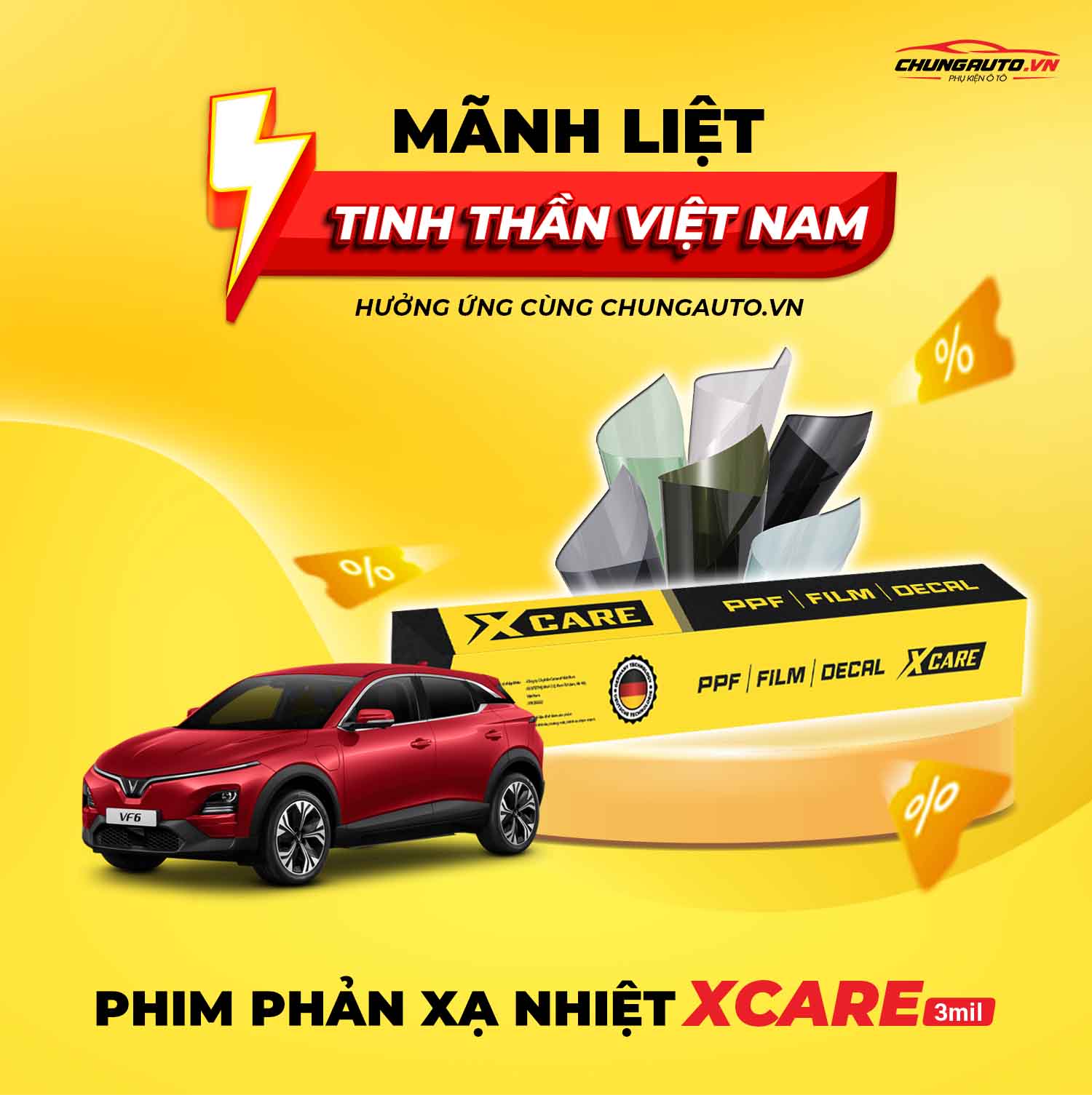 Dán phim cách nhiệt cho xe VF6