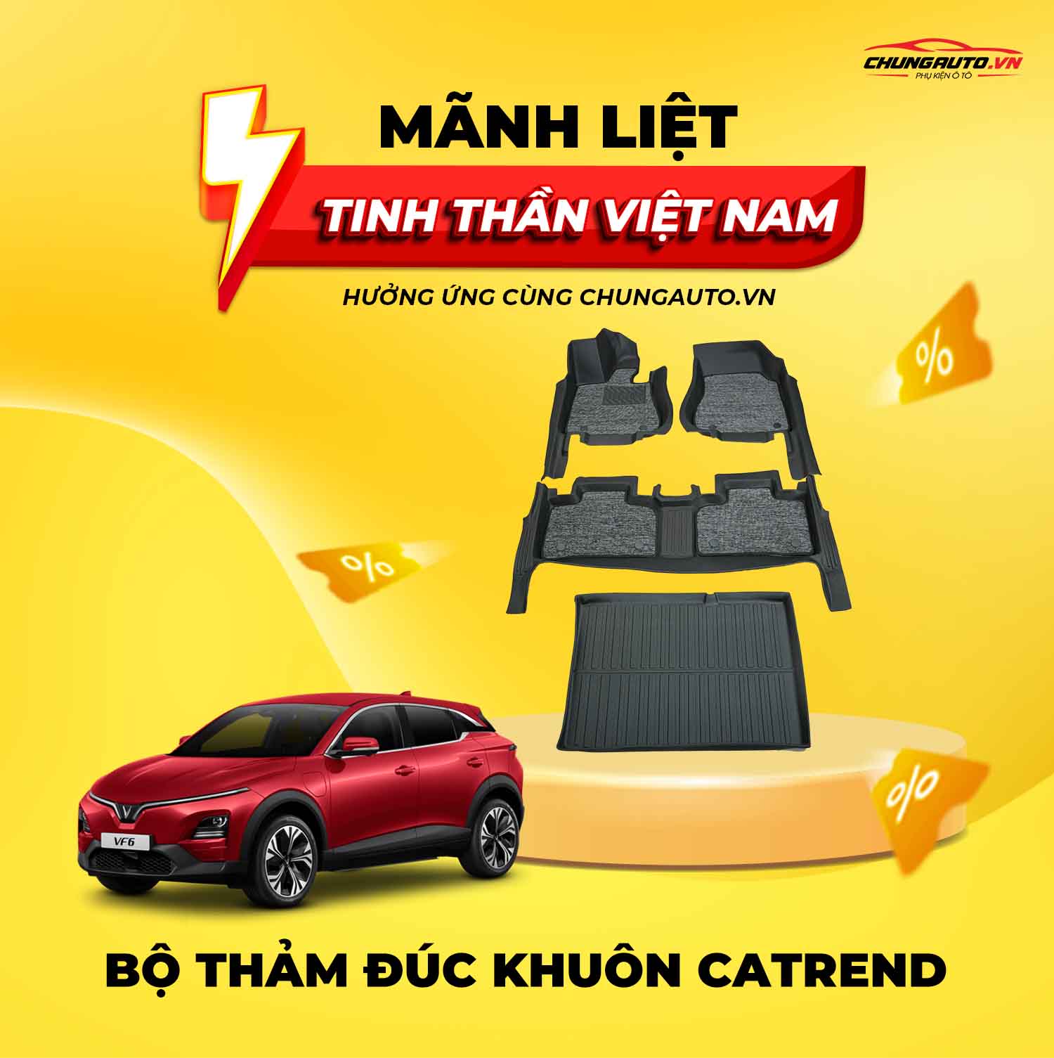 Thảm đúc khuôn Catrend cho VF6