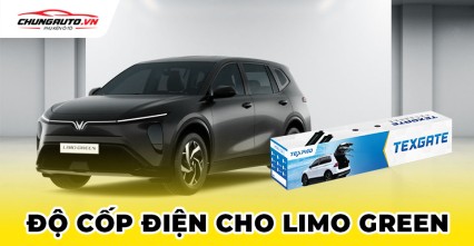 Độ cốp điện cho Vinfast Limo Green