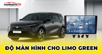 Màn hình android cho xe Vinfast Limo Green