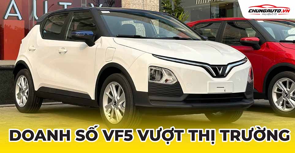 Doanh số VF5 Plus vượt thị trường