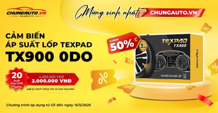 Khuyến mãi đặc biệt mừng sinh nhật ChungAuto.vn Giảm Giá Áp Suất Lốp Texpad TX900 ODO