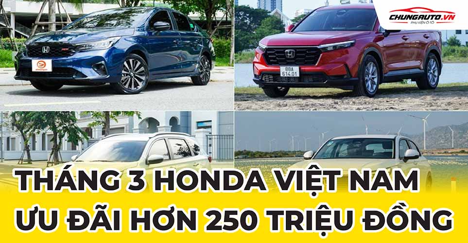 Honda Vietnam khuyến mãi tháng 3