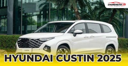 Hyundai Custin 2025 | Thông số kỹ thuật, thiết kế nội ngoại thất, giá bán