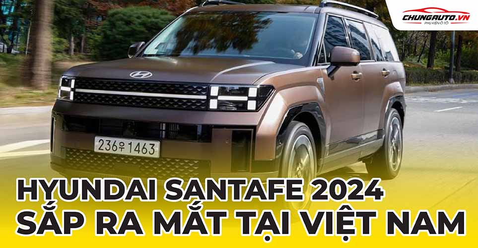 hyundai santafe 2024 sắp ra mắt tại Việt Nam