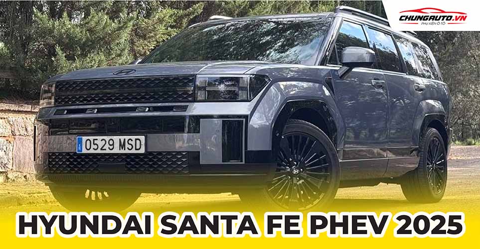 Huyndai SantaFe Phev lộ diện