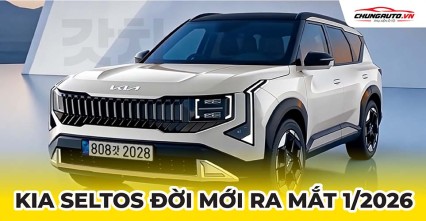 Kia Seltos đời mới ra mắt vào 1/2026 | Lần đầu có bản Hybird, thiết kế mạnh mẽ ấn tượng