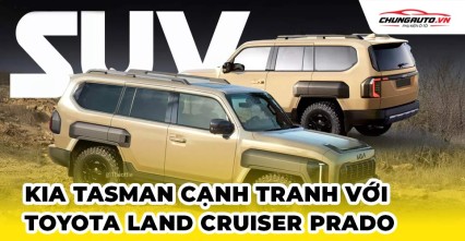 KIA Tasman bản SUV, cạnh tranh với Toyota Land Cruiser Prado