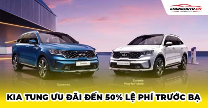 KIA tung ưu đãi trước bạ lên đến 50% trong tháng 08/2025