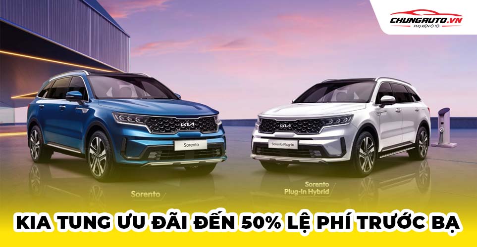 Kia tung ưu đãi đến 50% lệ phí trước bạ