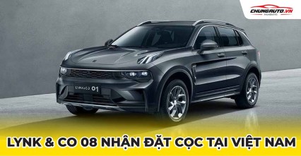 Lynk & Co 08 nhận đặt cọc tại Việt Nam