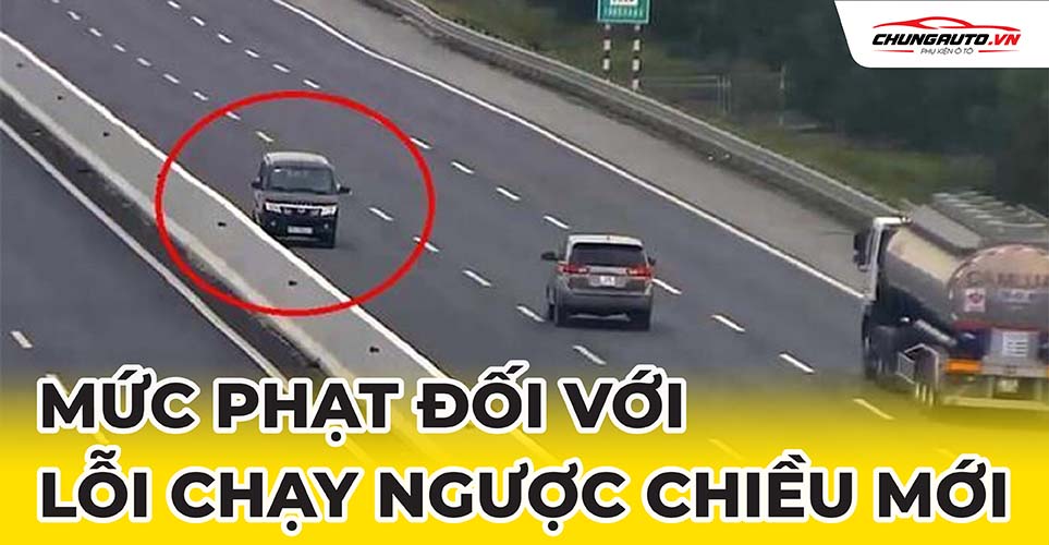 Mức phạt đối với lỗi chạy ngược chiều