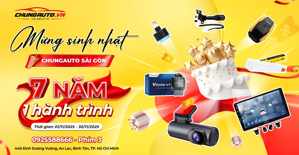Mừng sinh nhật ChungAuto Sài Gòn 7 năm