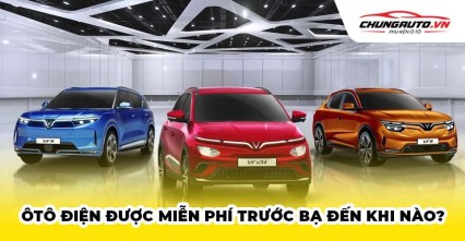 Miễn lệ phí trước bạ dành cho xe ô tô điện đến thời gian nào?