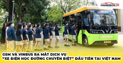 Ra mắt dịch vụ “Xe điện học đường chuyên biệt” đầu tiên tại Việt Nam
