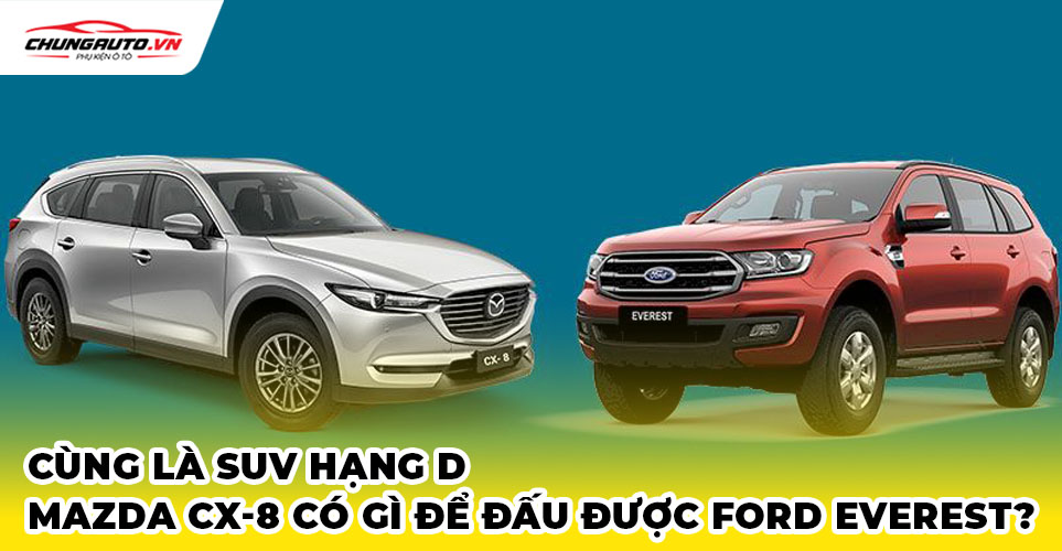 Mazda CX8 vaf Ford Everest 