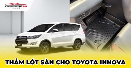 Thảm lót sàn cho xe Toyota Innova