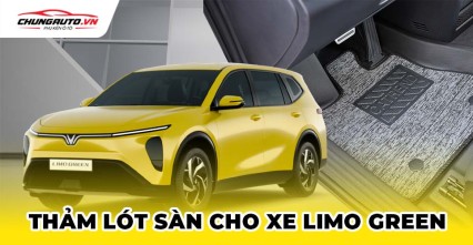 Thảm lót sàn cho xe Vinfast Limo Green