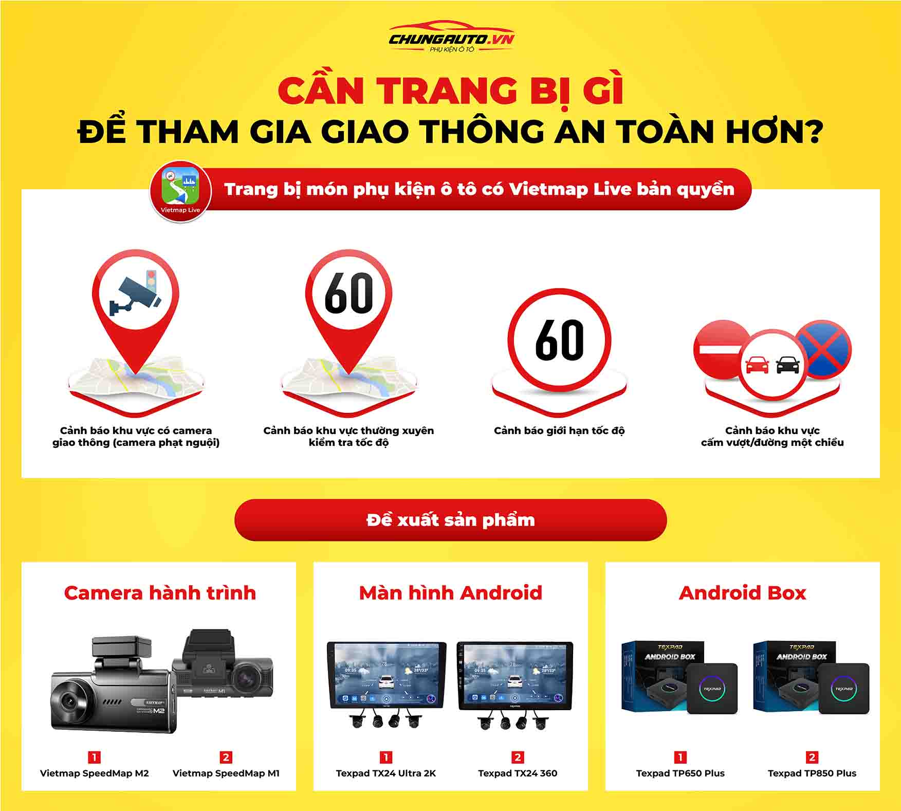 Thiết bị cần để tham gia giao thông an toàn hơn