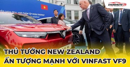 Thủ tướng New Zealand thăm Việt Nam, ấn tượng mạnh với Vinfast VF9