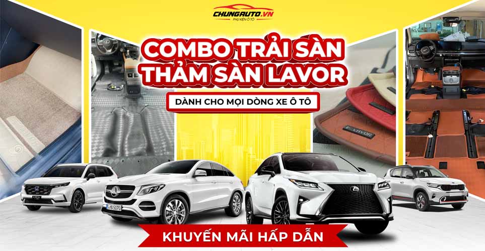 Chương trình combo thảm trải sàn và thảm lót sàn Lavor