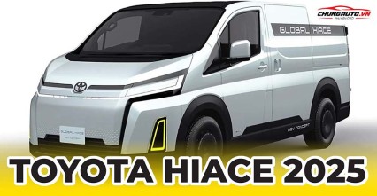 Toyota Hiace 2025: Thông số kỹ thuật, giá bán, ngày ra mắt