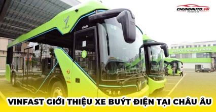VinFast giới thiệu xe buýt điện tại châu Âu