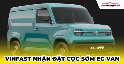VinFast bắt đầu nhận cọc dòng xe tải điện EC Van