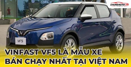 Vinfast VF5 là mẫu xe bán chạy nhất tại Việt Nam trong 6 tháng đầu năm 2024