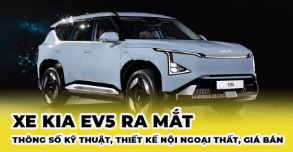 Kia EV5 2026 ra mắt | Thiết kế nội ngoại thất, thông số kỹ thuật, giá bán