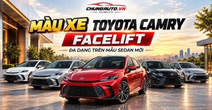 Màu Xe Toyota Camry Facelift Đa Dạng Trên Mẫu Sedan Mới