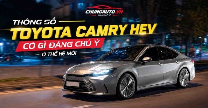 Thông số Toyota Camry HEV có gì đáng chú ý ở thế hệ mới