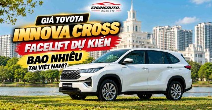 Giá Toyota Innova Cross Facelift dự kiến bao nhiêu tại Việt Nam