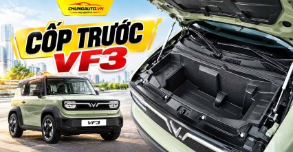 Cốp trước VF3 có những loại nào, giá và kinh nghiệm lắp đặt