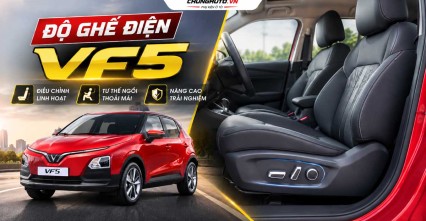 Ghế Điện VF5 Nâng Cấp Ghế Chỉnh Điện Tiện Nghi
