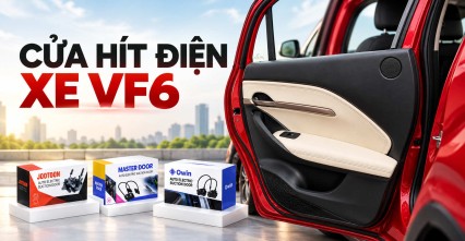 Cửa hít điện VF6: Giải pháp giúp việc đóng cửa nhẹ nhàng hơn