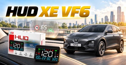 HUD VF6 giúp người lái quan sát tốc độ thuận tiện ra sao?