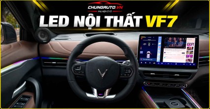 LED nội thất VF7: Nâng cấp khoang lái hiện đại và nổi bật