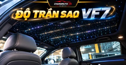 Độ trần sao VF7 tạo điểm nhấn sang trọng cho nội thất
