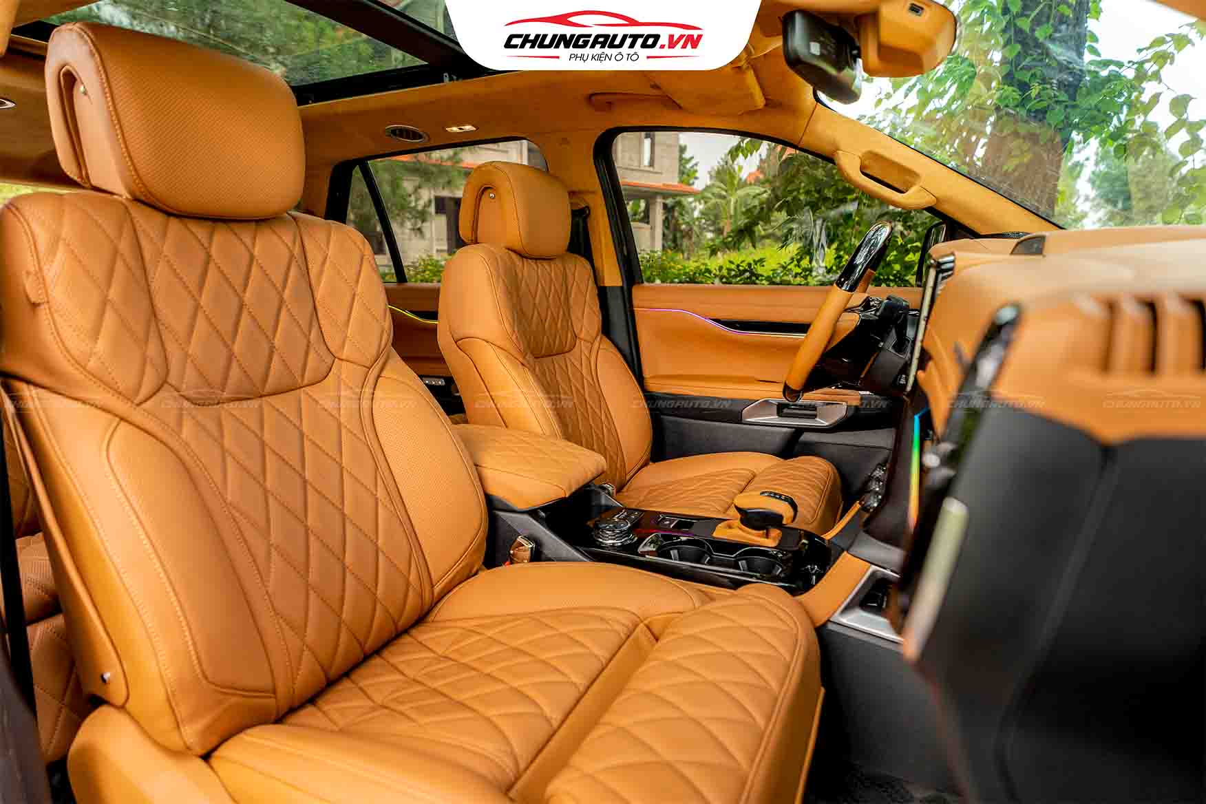 Bọc ghế da cho Ford Everest