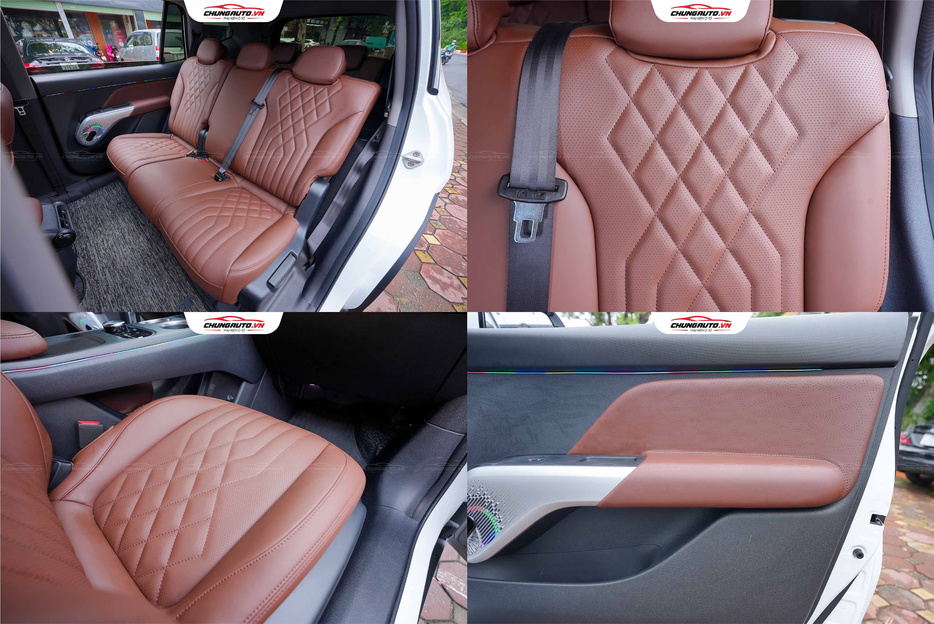 Bọc ghế da cho Vinfast Limo Green