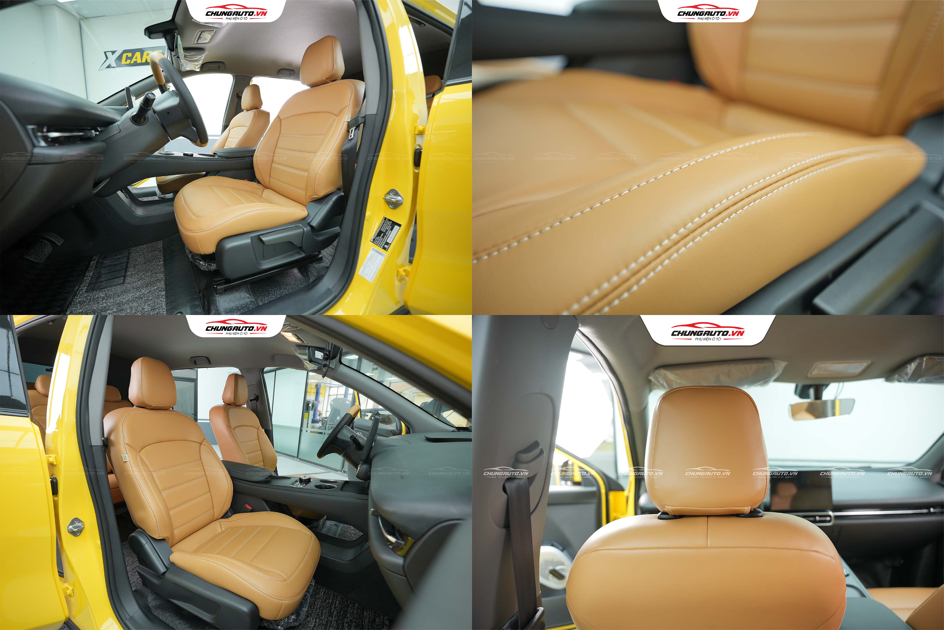 Bọc ghế da cho Vinfast Limo Green