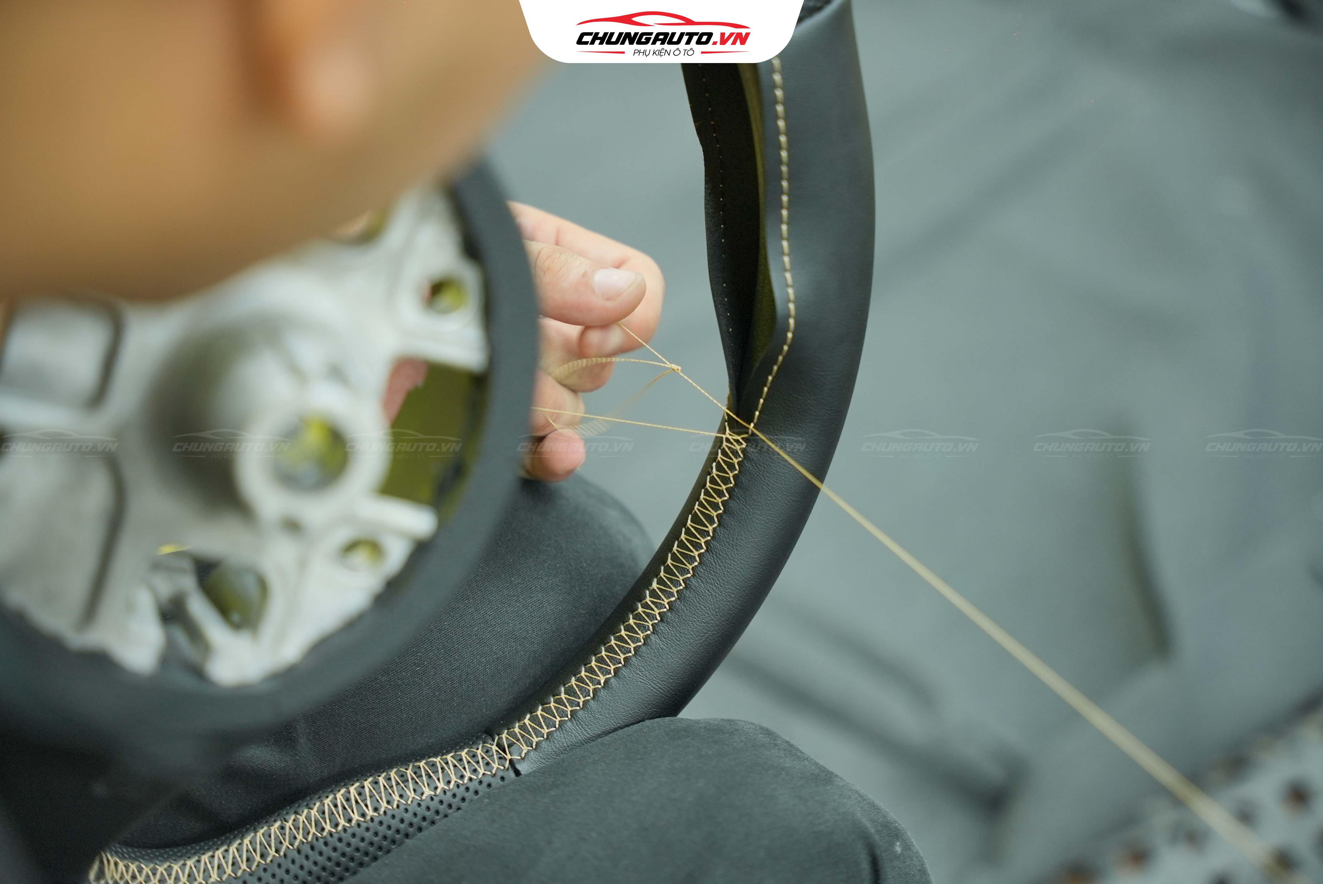 khâu volang cho Vinfast Limo Green