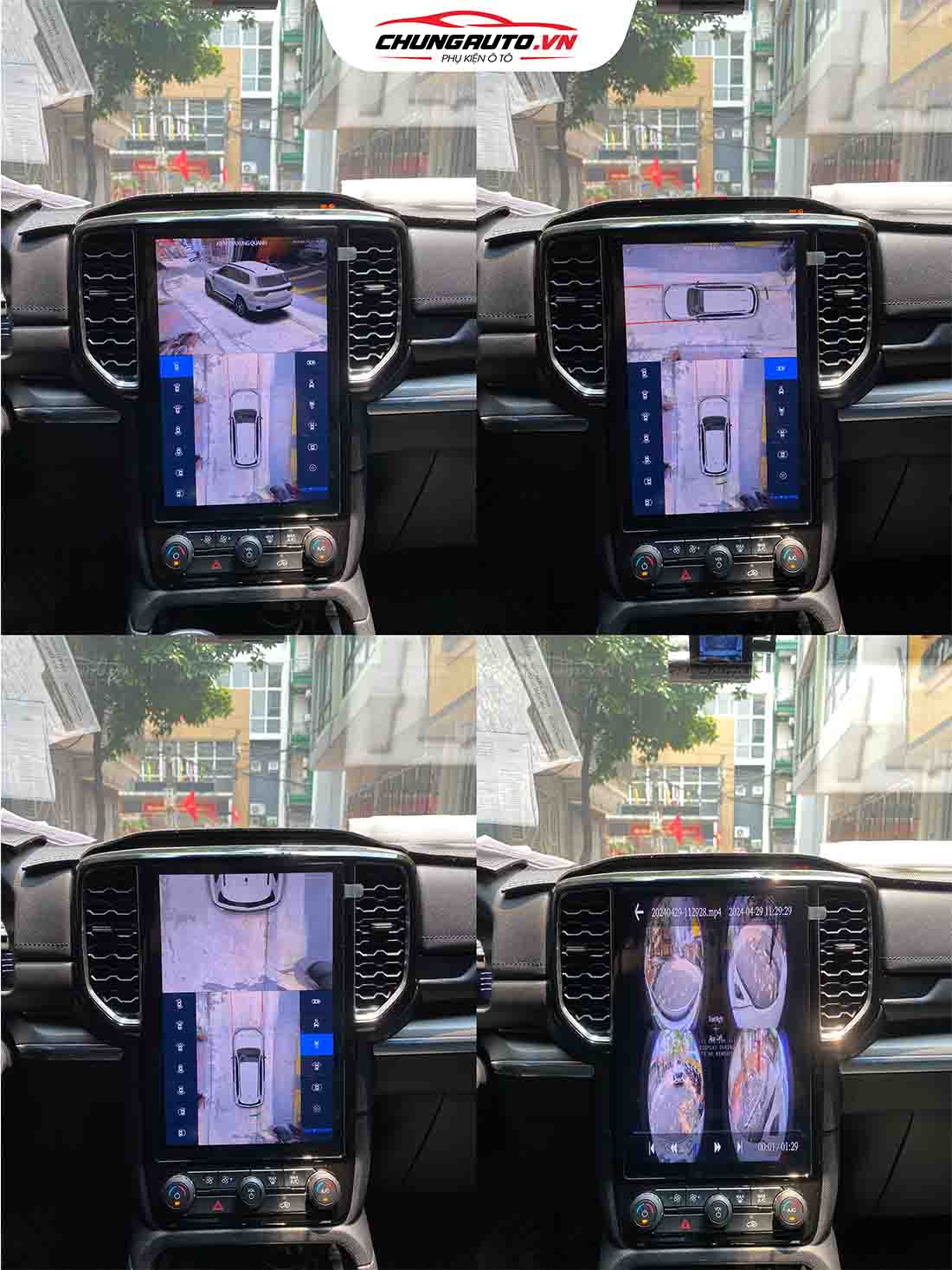 Camera 360 lắp đặt trên xe Ford Everest