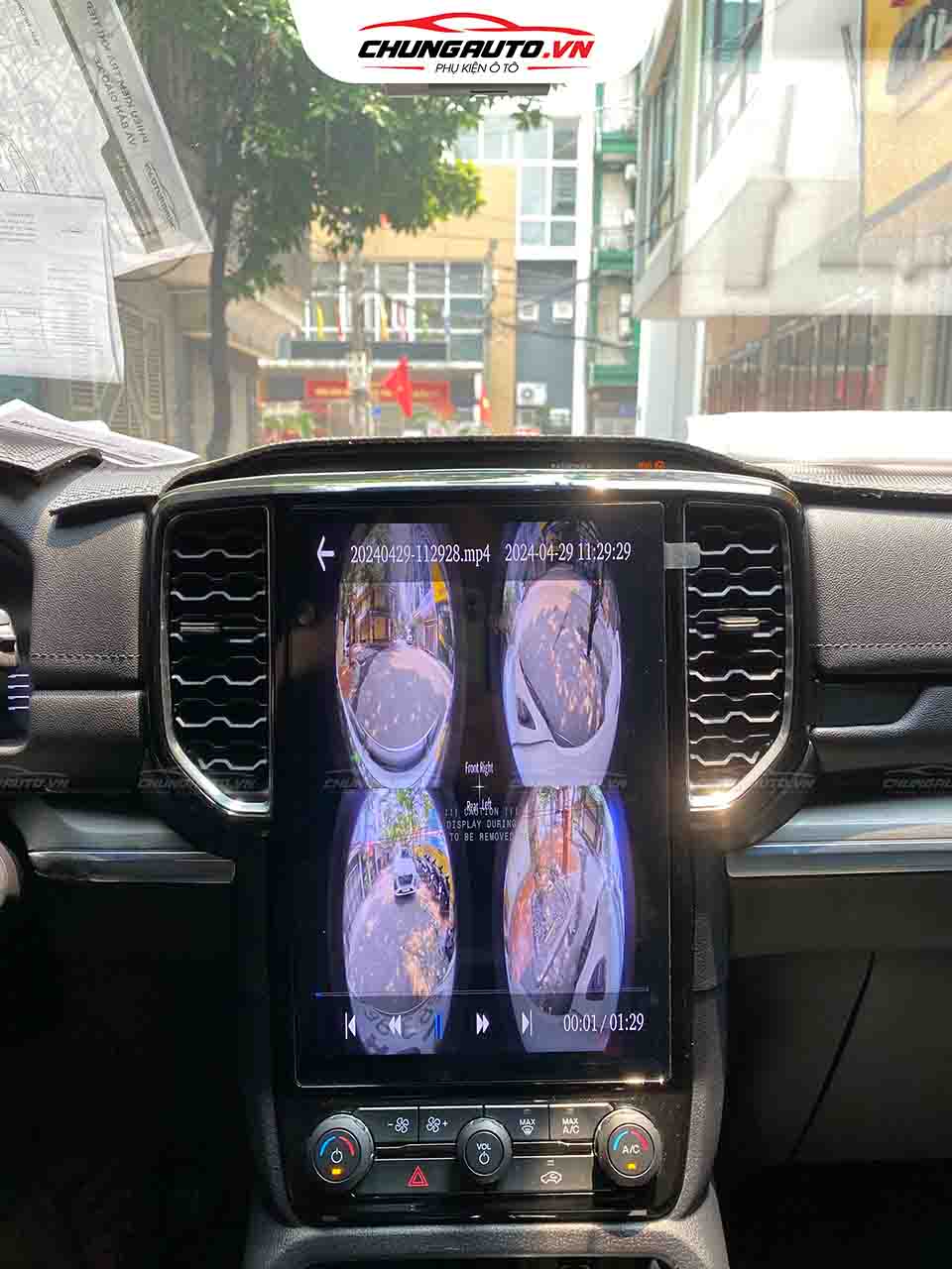 Camera 360 Texpad Zone 4 lắp trên xe Ford Everest.