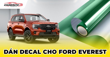 Dán decal cho Ford Everest | Chọn decal đổi màu, decal sticker, decal quảng cáo dịch vụ