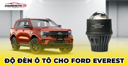 Độ đèn cho Ford Everest | Nên độ bi gầm hay bi pha?