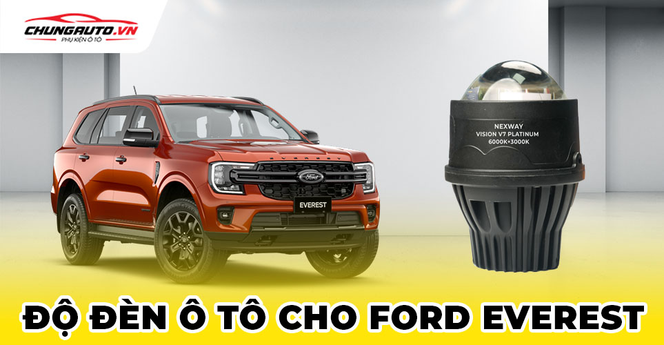 Độ đèn cho Ford Everest