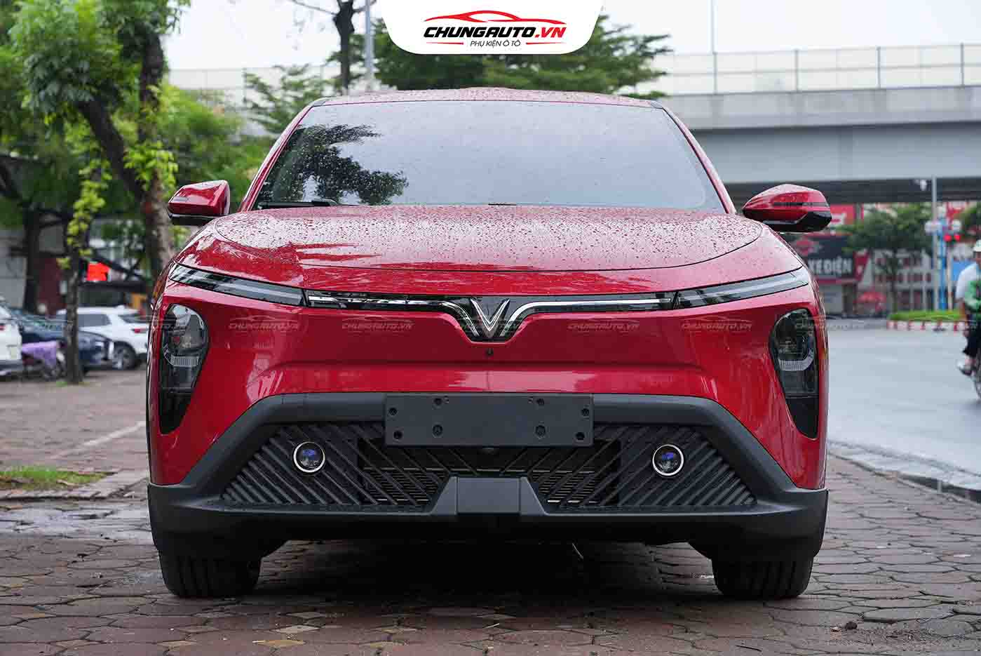 Độ đèn bi gầm cho Vinfast Limo Green