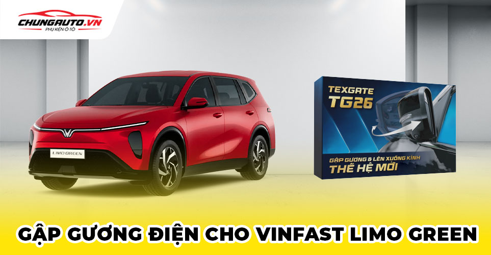 Gập gương điện cho Vinfast Limo Green